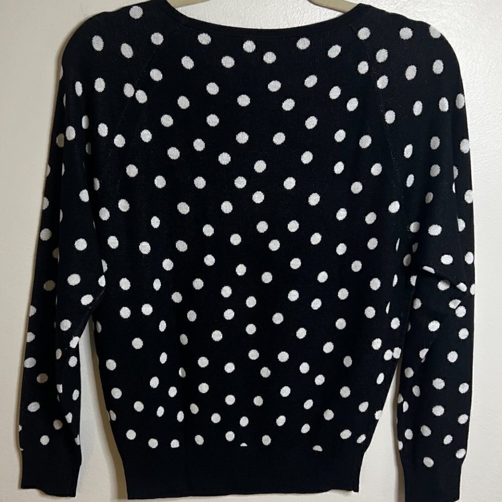 Ann Taylor Dotted Boatneck Sweater Size XS - Picture 4 of 5